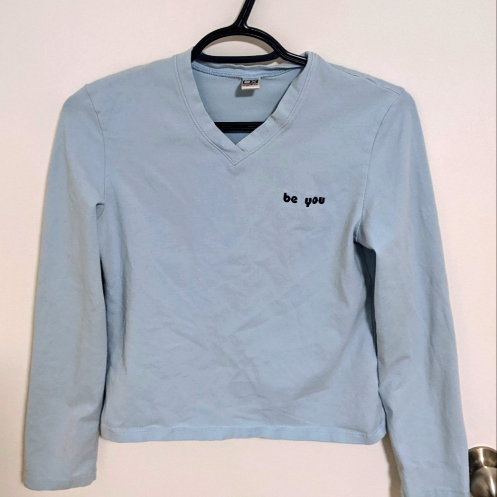 Girls Long Sleeve Be You Youth Shirt - Size X-Large